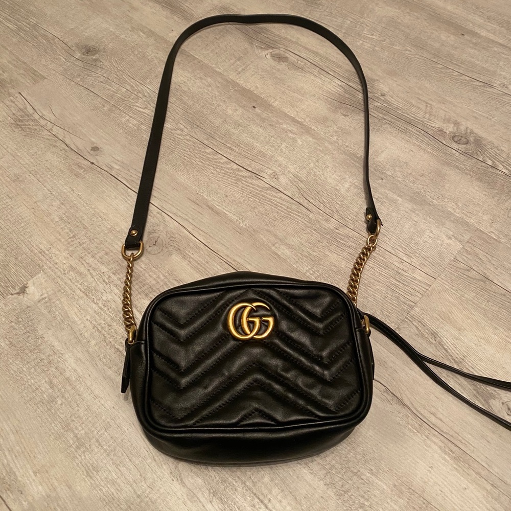 Gucci  Marmont Mini leather crossbody bag